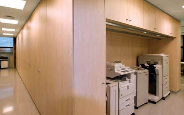 Tabique armario solución almacenaje